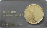 Swiss Gold Bar Finemetal AG – 1 Unze 31,103 Gramm Feingold 999,9 in Originalverpackung